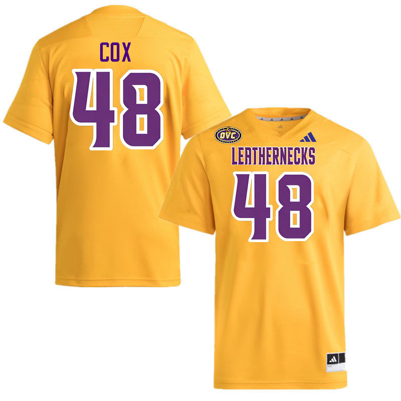 Western Illinois Leathernecks #48 Bryan Cox College Football Jerseys,Uniforms-Gold